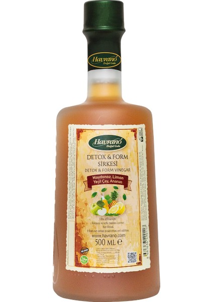 %100 Doğal Fermente Detox&form Sirkesi 500ML