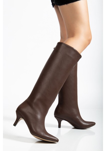 SYT-2025 Açık Kahve Günlük Kadın Çizme indirimleri