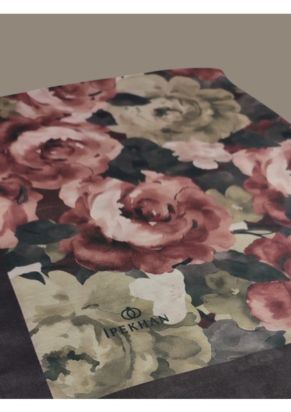 Bordo Winter Bloom Soft Şal fırsatları