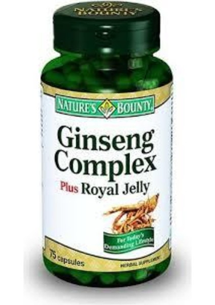 Ginseng Complex Plus Royal Jelly 75 Kapsül