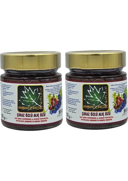 2'li Set Şiraz Özlü Alıç Özü 255ML 300 G