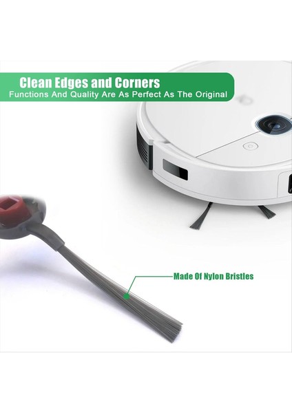 Yeedi Vac 2 Için Yan Fırça Aksesuarları/vac 2/vac Max/vac Hibrit/vac İSTASYONU/K781+ Vakum Süpürge Değiştirme Parçası (Yurt Dışından) fiyatları