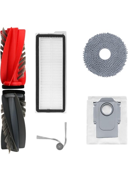 Roborock Qrevo Için Aksesuar Kiti Robot Vakum Ana Yan Fırça Hepa Filtre Mop Pedler Toz Torbaları Yedek Parçalar (Yurt Dışından) fiyatları