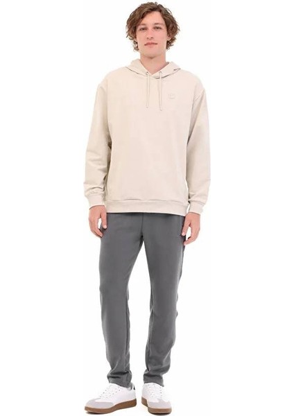 5W MB SN73 Hoodıe 5pr Lumberjack Erkek Sweat A102030687 Ekru