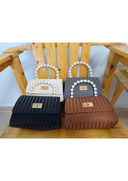 Is Berceste Kadın Incili Şık Zincirli El Omuz Abiye Düğün Çantası fırsatları