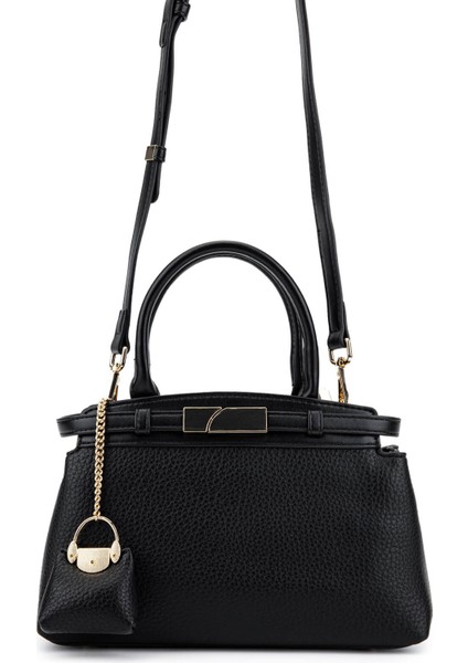 Kadın Suni Deri Siyah Omuz Çanta 921 27150 Bn Cnt SK25-26 Sıyah fırsatları