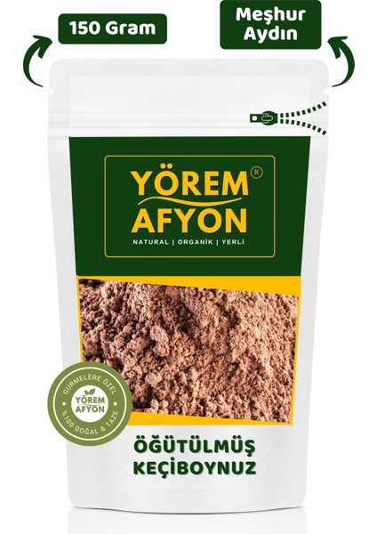 Yörem Afyon Aydın Yöresnden Geçmişin Şifası Günümüzün Gücü Öğütülmüş Keçiboynuzu Tozu (Ceratonia Siliqua) | 150GR.