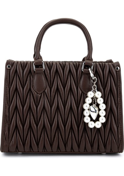 Kadın Suni Deri Kahverengi Omuz Çanta 921 27127 Bn Cnt SK25-26 Kahve