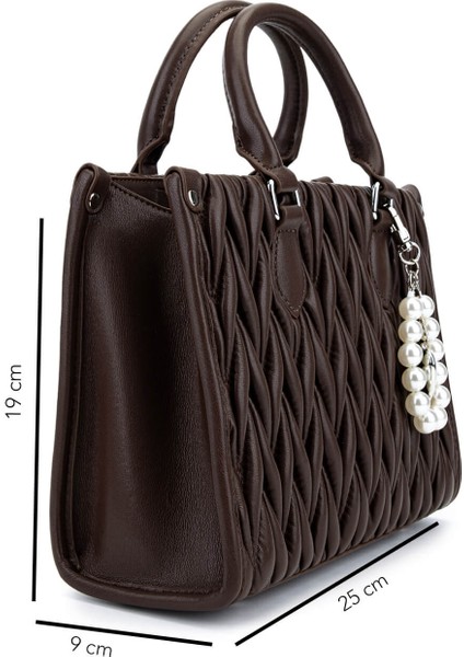 Kadın Suni Deri Kahverengi Omuz Çanta 921 27127 Bn Cnt SK25-26 Kahve fiyatları