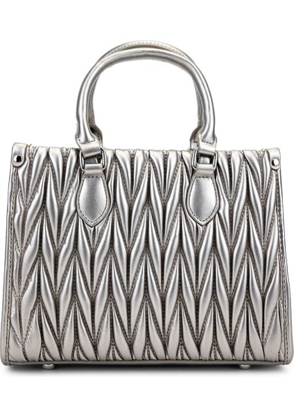 Kadın Suni Deri Metalik Omuz Çanta 921 27127 Bn Cnt SK25-26 Platın modelleri