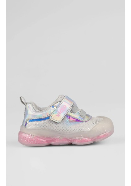 Pety Kız Bebe Beyaz Ilk Adım Işıklı Phylon Ayakkabı