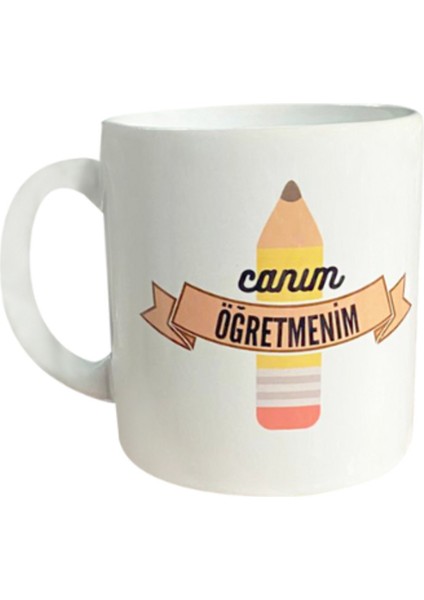 Canım Öğretmenim Basılı Porselen Kupa Öğretmenler Günü Hediyesi
