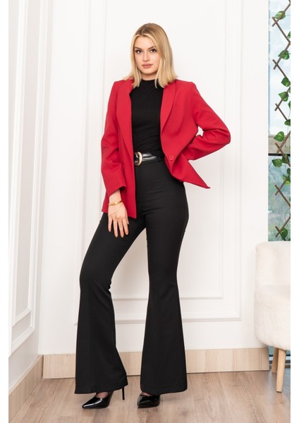 Şal Yaka Tek Düğme Cepli Astarlı Fit Ceket 8626 indirimleri