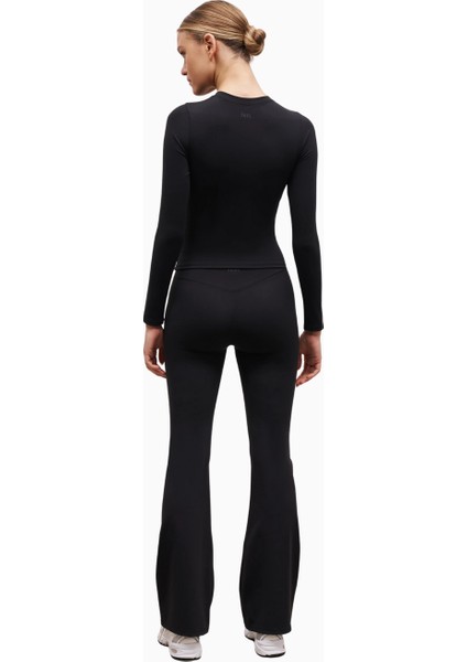 Base Sculpting Flared Leggings Şekillendirici Yüksek Bel Bol Paça Kadın Tayt modelleri