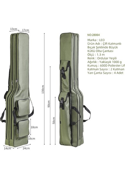 Olta Kamışı Çantası 1.3m fiyatları