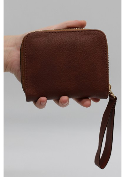 Elcikli Bozuk Para Gözlü Bol Kartlıklı Vizon Mini Kadın Cüzdanı fırsatları