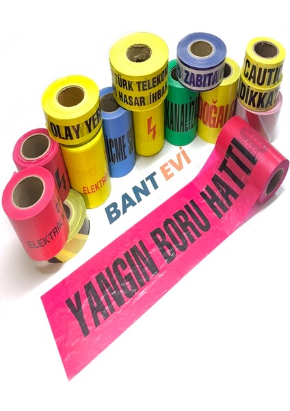 Zabıta Emniyet Şeridi 75 mm x 500 m Zabıta İkaz Bandı fırsatları