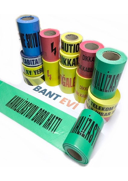 Zabıta Emniyet Şeridi 75 mm x 500 m Zabıta İkaz Bandı indirimleri