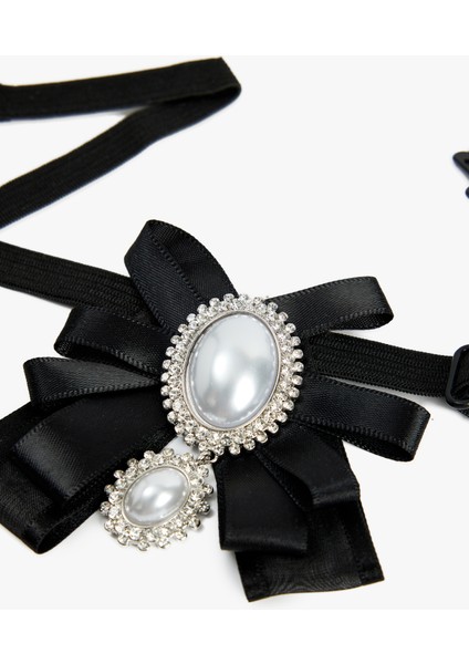 Kurdeleli Taşlı Choker Kolye modelleri