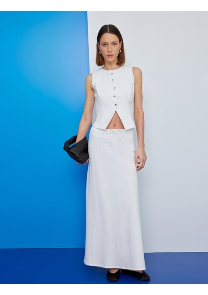 Suni Deri Fermuarlı El Çantası