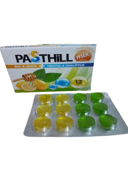 Mix Bal Limon Mentol Okaliptus 12 Pastil