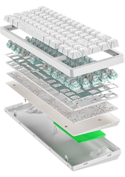 F68 Esports Manyetik Switch Kablolu Klavye - 0.125MS Ultra Düşük Gecikme, Rgb Aydınlatma indirimleri