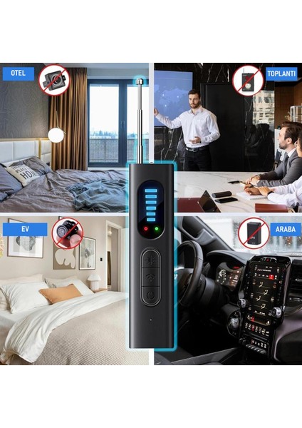 Gizli Kmera & Gps Dedektörü Casus Böcek & Dinlme Cihazı Bulucu fiyatları