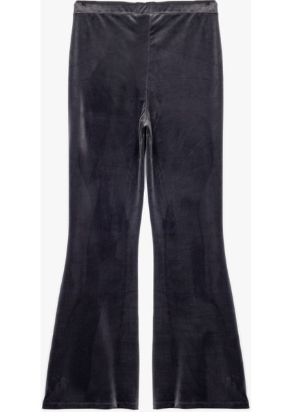 Beli Bağcıklı Rahat Kalıp Kadife Pijama Altı fırsatları