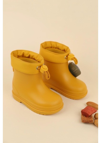 22-30 Numara Igor Unisex Sarı Renk Bımbı Euri Yağmur Çizmesi