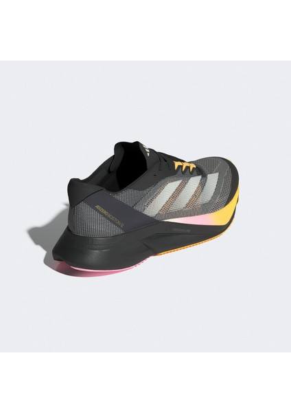 Adizero Boston 12 Erkek Siyah Koşu Ayakkabısı.-