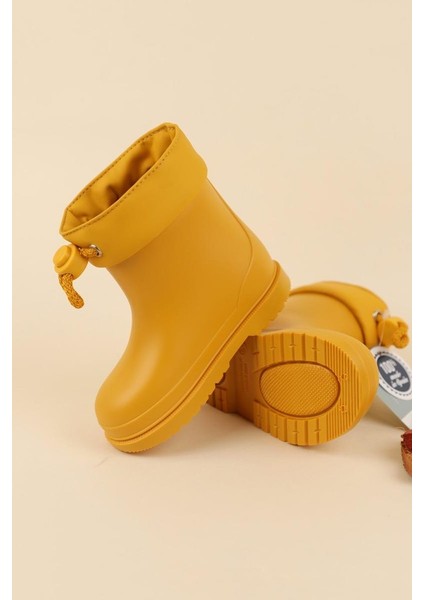 22-30 Numara Igor Unisex Sarı Renk Bımbı Euri Yağmur Çizmesi
