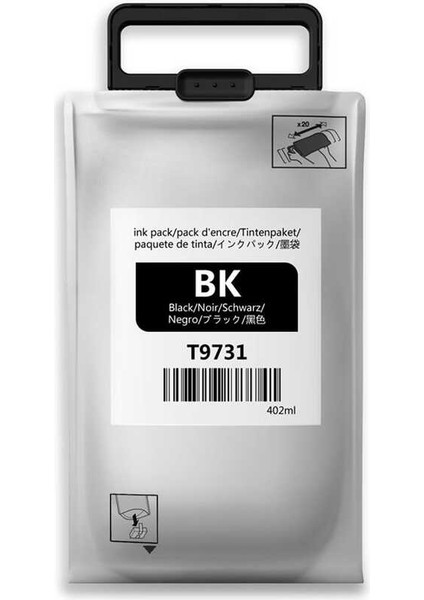 T9731XL-C13T973100 Siyah Muadil Kartuş Yüksek Kapasiteli fiyatları