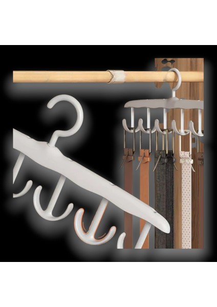 6 Kancalı Yer Tasarruflu Dolap Içi Askı – Pratik Plastik Düzenleyici Aparat | Elbise ve Aksesuar Askısı Dolap Organizeri fiyatları