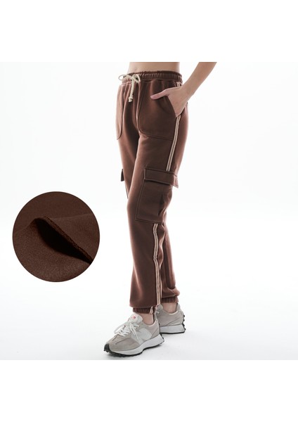 Kadın Şordonlu Kargo Cepli Eşofman Altı(Büyük Beden Seçeneğiyle)