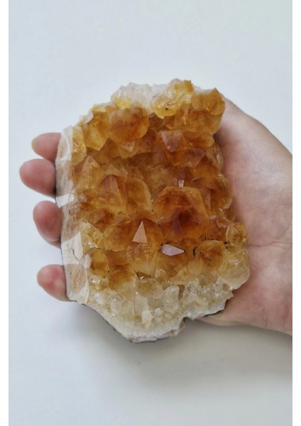 Sitrin Kristali Dekoratif Doğal Parça 10DS fiyatları