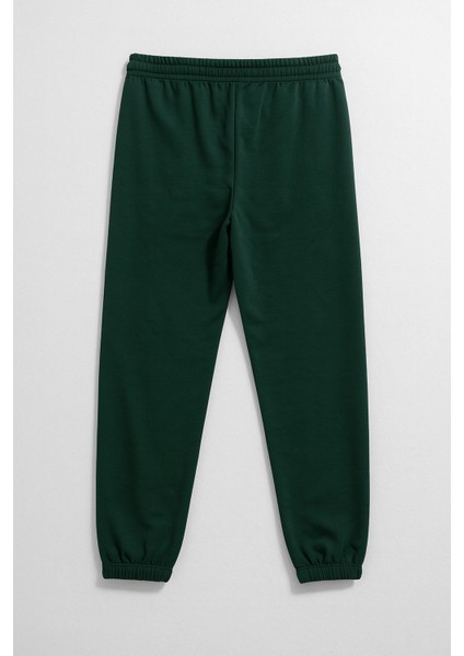 Kadın Paçası Lastikli Nefti Eşofman Altı