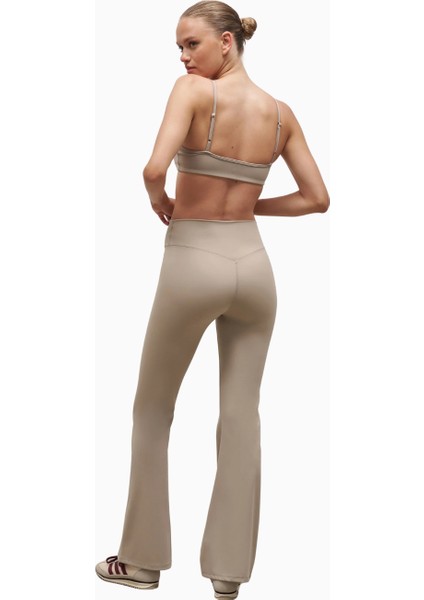 Base Sculpting Flared Leggings Şekillendirici Yüksek Bel Bol Paça Kadın Tayt modelleri