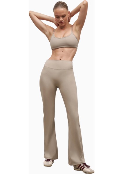 Base Sculpting Flared Leggings Şekillendirici Yüksek Bel Bol Paça Kadın Tayt indirimleri