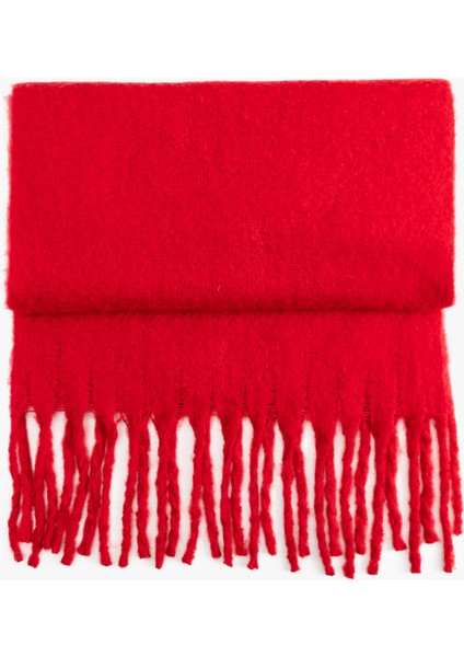 Yumuşak Dokulu Püsküllü Uzun Atkı fiyatları