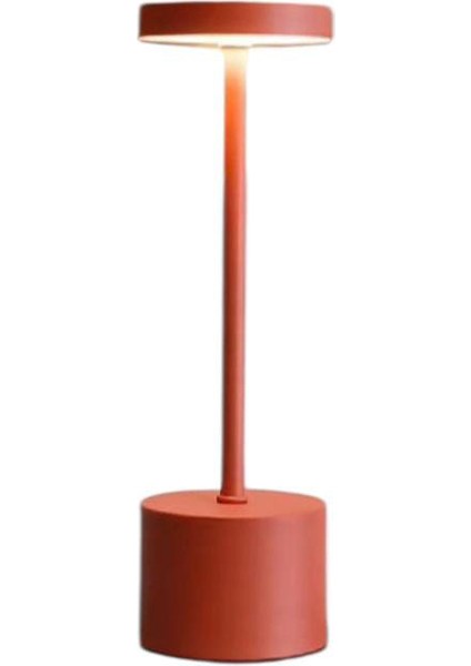 Mimosa Eko Turuncu Şarjlı Masa Lambası / 3 Kademe Dokunmatik / USB Şarjlı fiyatları