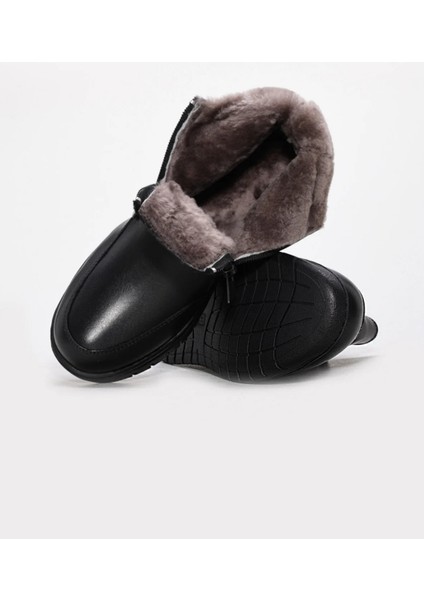 Tam Ortopedik Taban Hakiki Deri Içi Kurklu Anne Botu fırsatları