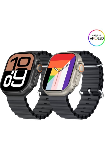 Watch Hk 11 Ultra 3 Amoled Akıllı Saat Iphone ve Android Tüm Telefonlara Uyumlu Amoled Ekran