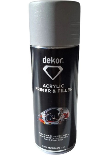 Ahşap Metal Cam Karton Plastik Pvc Yüzey Boya Öncesi Koruma Sprey Astar 400 ml Kod 677