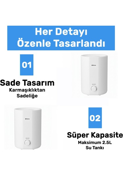IHOME11 2500ML Ayarlanabilir Aromaterapi Difüzör Ultrasonik Hava Nemlendirici Buhar Makinesi fiyatları