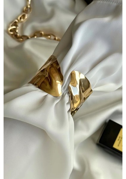 Yaprak Temalı Metal Kalın Cuff Bileklik indirimleri