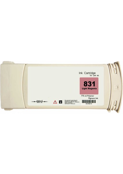 831-CZ699A Açık Kırmızı Muadil Lateks Kartuşu fiyatları