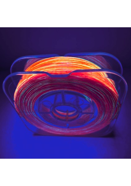 Hazır Çapari Kombini Boru Sim Ultraviyole Uv Neon 3 Renkli Turuncu – Pembe – Fıstık Yeşili Makarada