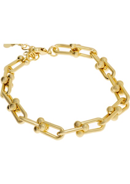 Kadın Çelik Halka Detay Bileklik