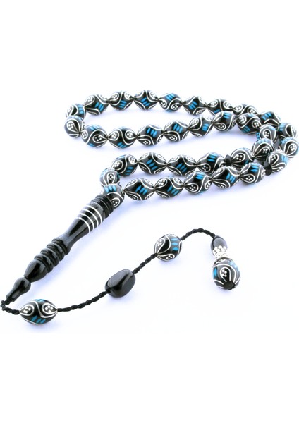 Oltu Taşı ve Mine Işlemeli Tespih indirimleri