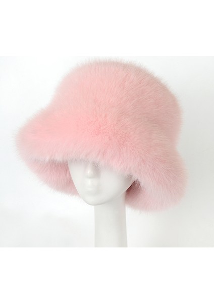 Sonbahar ve Kış Kadın Kısa Peluş Şapka (Yurt Dışından)